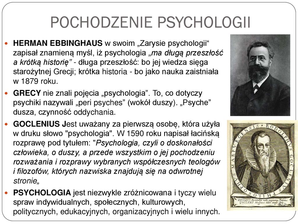 PSYCHOLOGIA JAKO NAUKA Ppt Pobierz